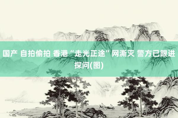 国产 自拍偷拍 香港“走光正途”网澌灭 警方已跟进探问(图)