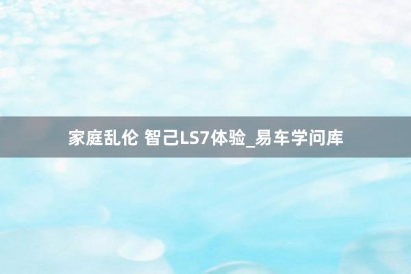 家庭乱伦 智己LS7体验_易车学问库