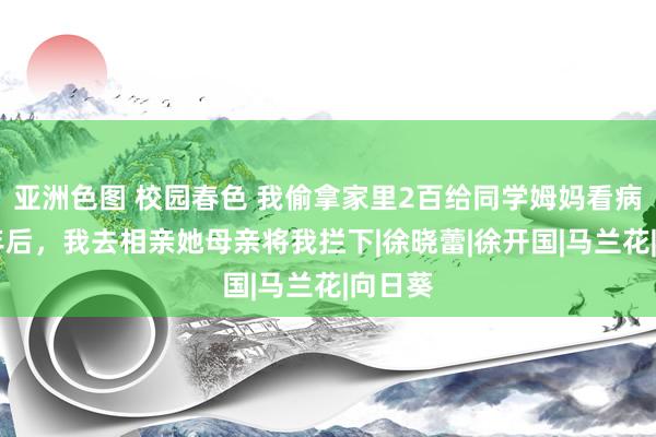亚洲色图 校园春色 我偷拿家里2百给同学姆妈看病，12年后，我去相亲她母亲将我拦下|徐晓蕾|徐开国|马兰花|向日葵